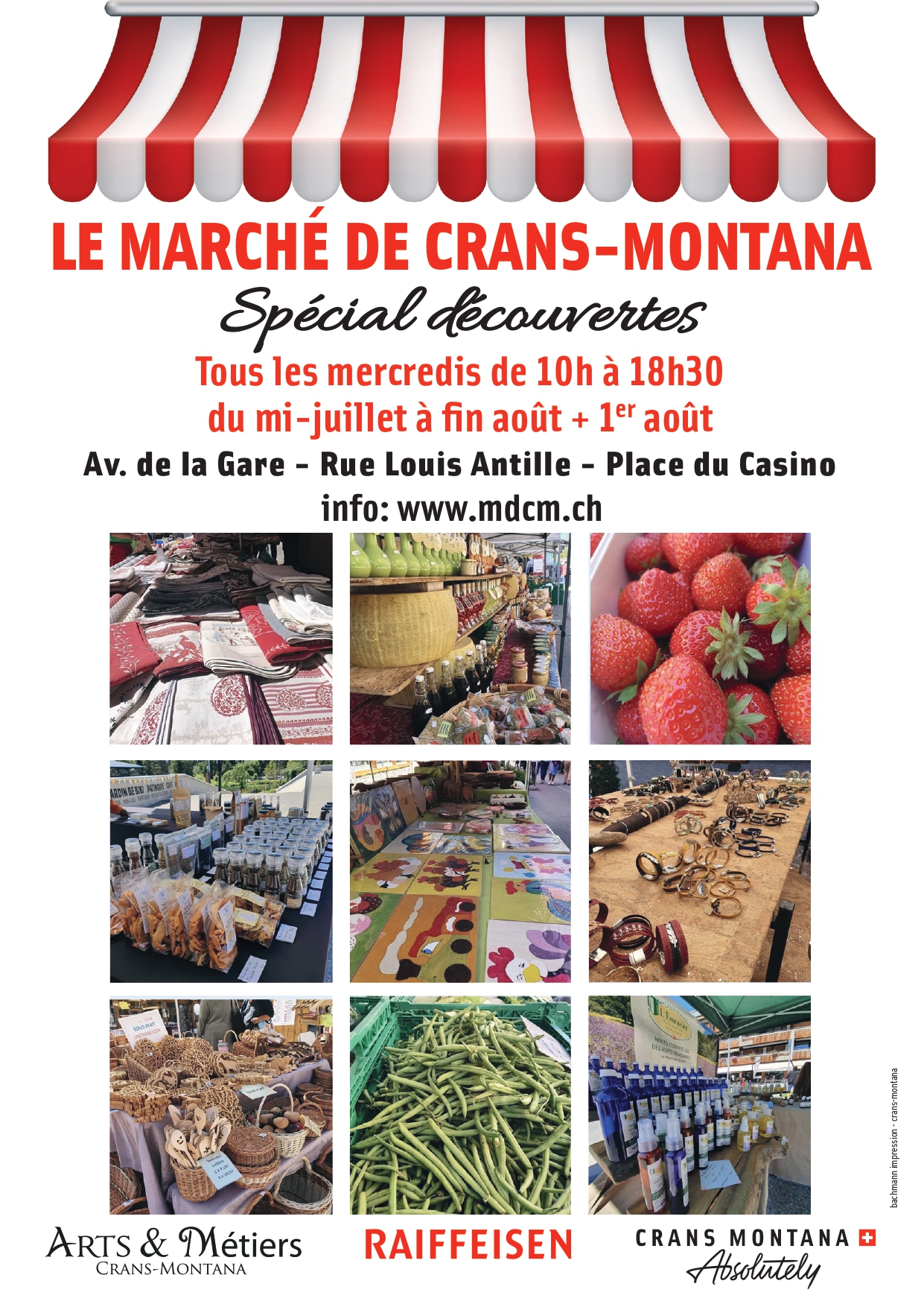 Affiche Marché de Montana été 2026